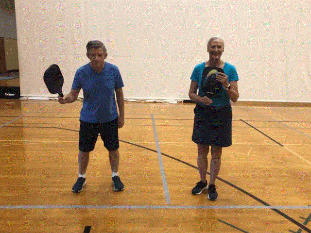 Dan Carro and Cindi Baker Pickleball mixed doubles